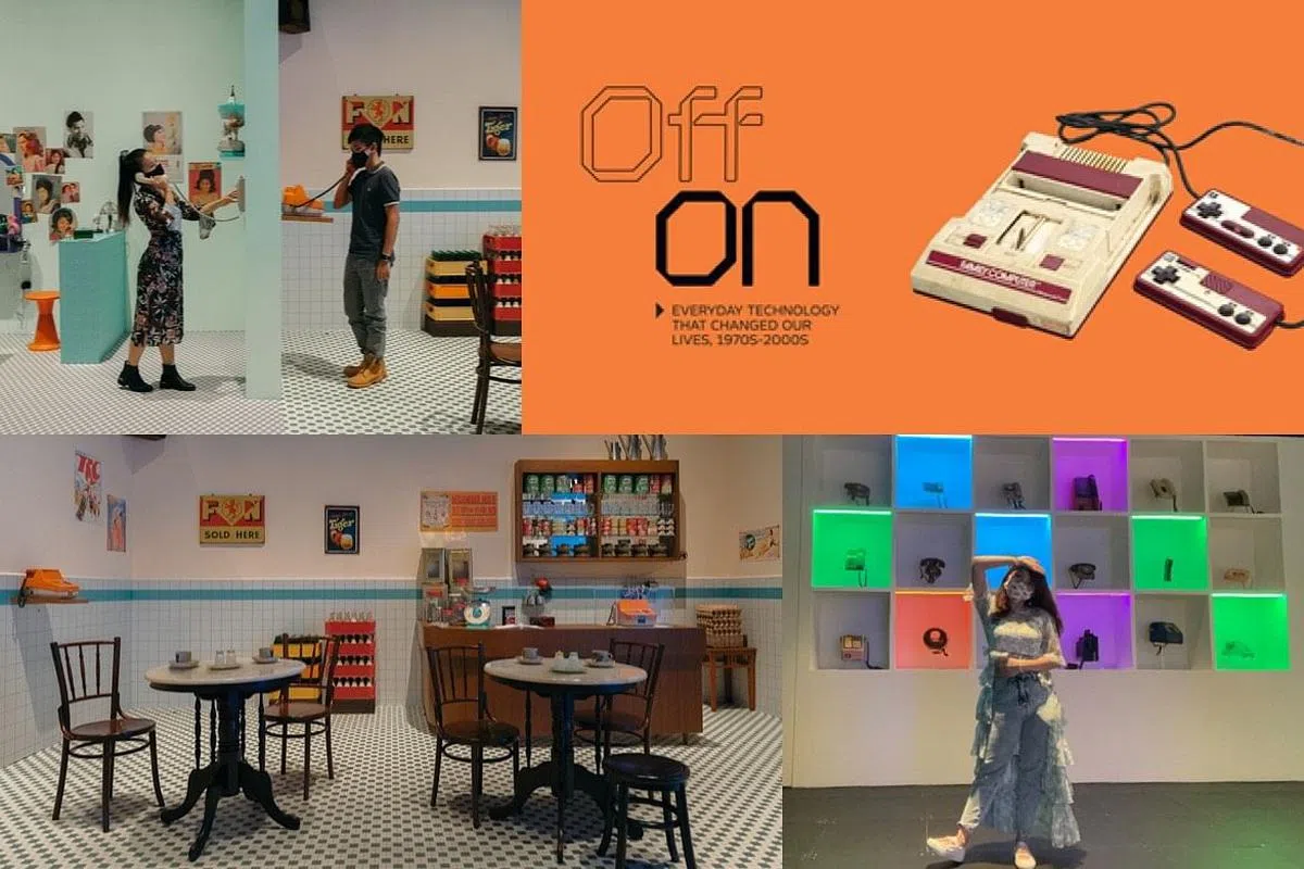 OFF/ON科技展通过电子产品复刻了1970年代至2000年代的新加坡生活（部分照片取自新加坡国家博物馆官网）。