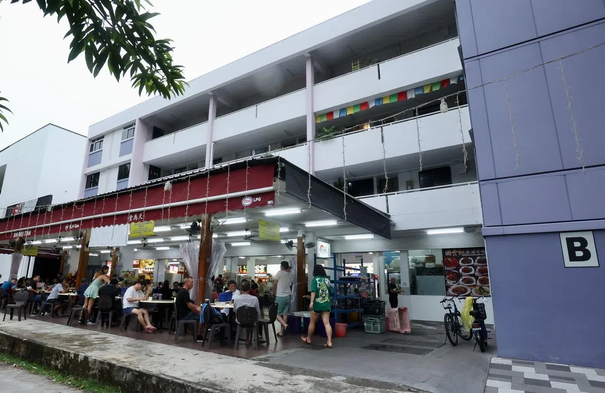 事发地点在勿洛北1街第204座组屋。（邬福梁摄）