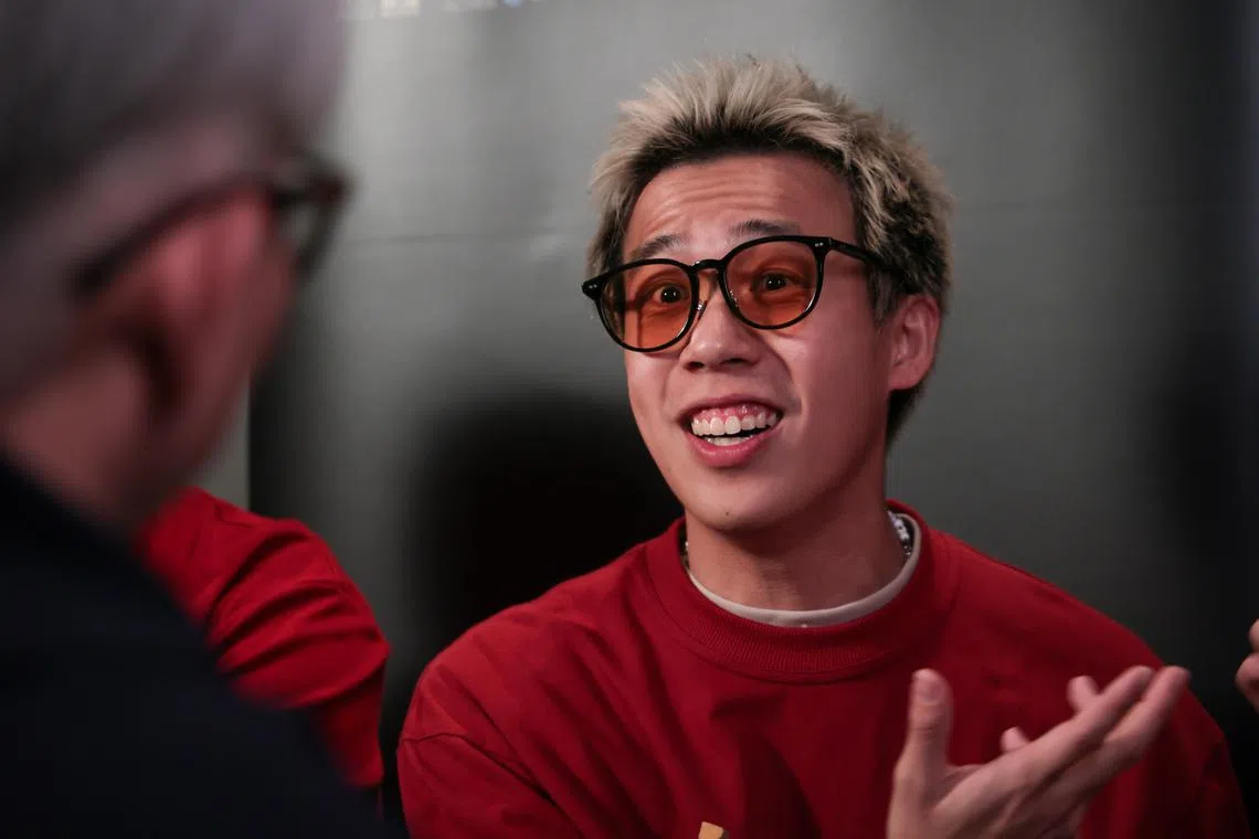 网红蚂蚁说，低清不忘初心会继续做亲民且本土的作品。（张俊杰摄）