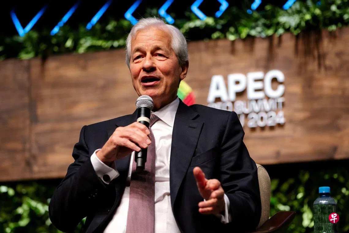 特朗普称不邀摩根大通CEO入阁戴蒙：没这个打算| 联合早报