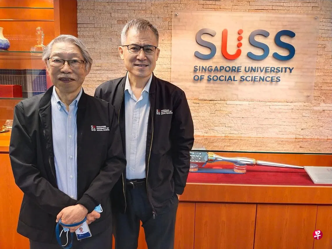 郭振羽与罗福腾合出新书勾勒本地语言与社会新貌| 联合早报