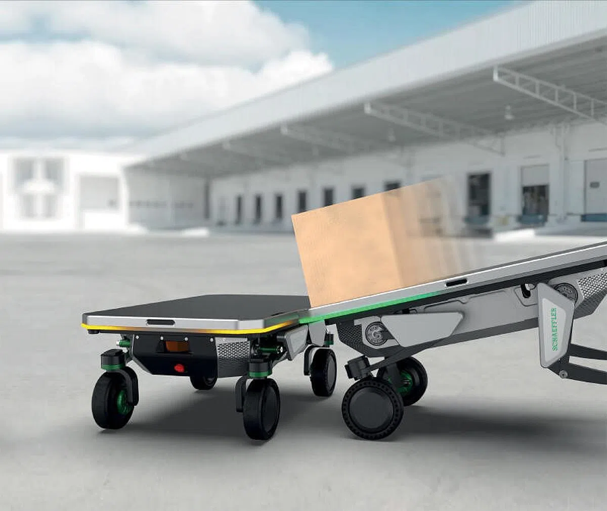 DEX机器人之间也能合作无间。（Schaeffler提供）