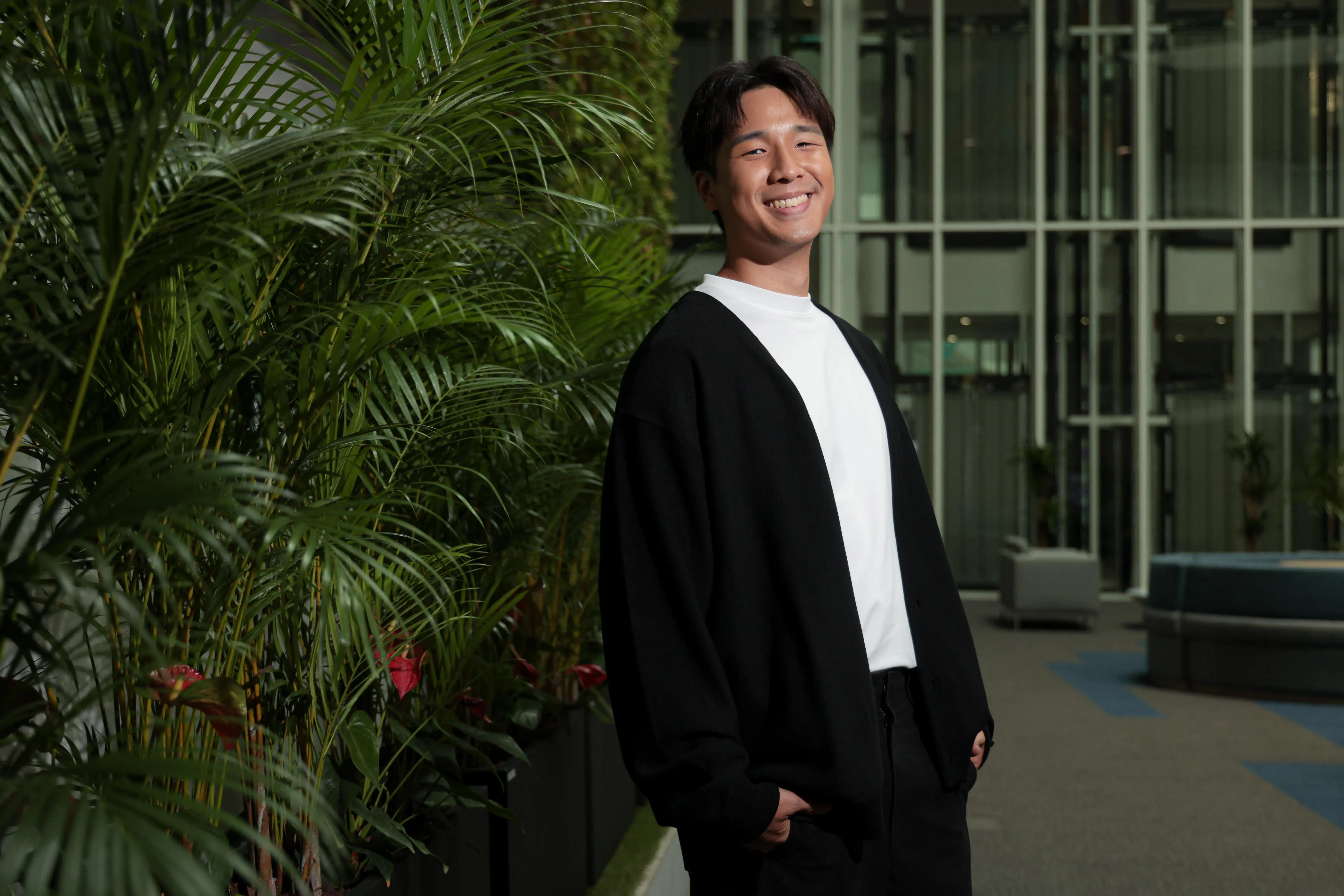 蔡程俊曾在情人节到“发泄屋”玩了半天。（档案照）