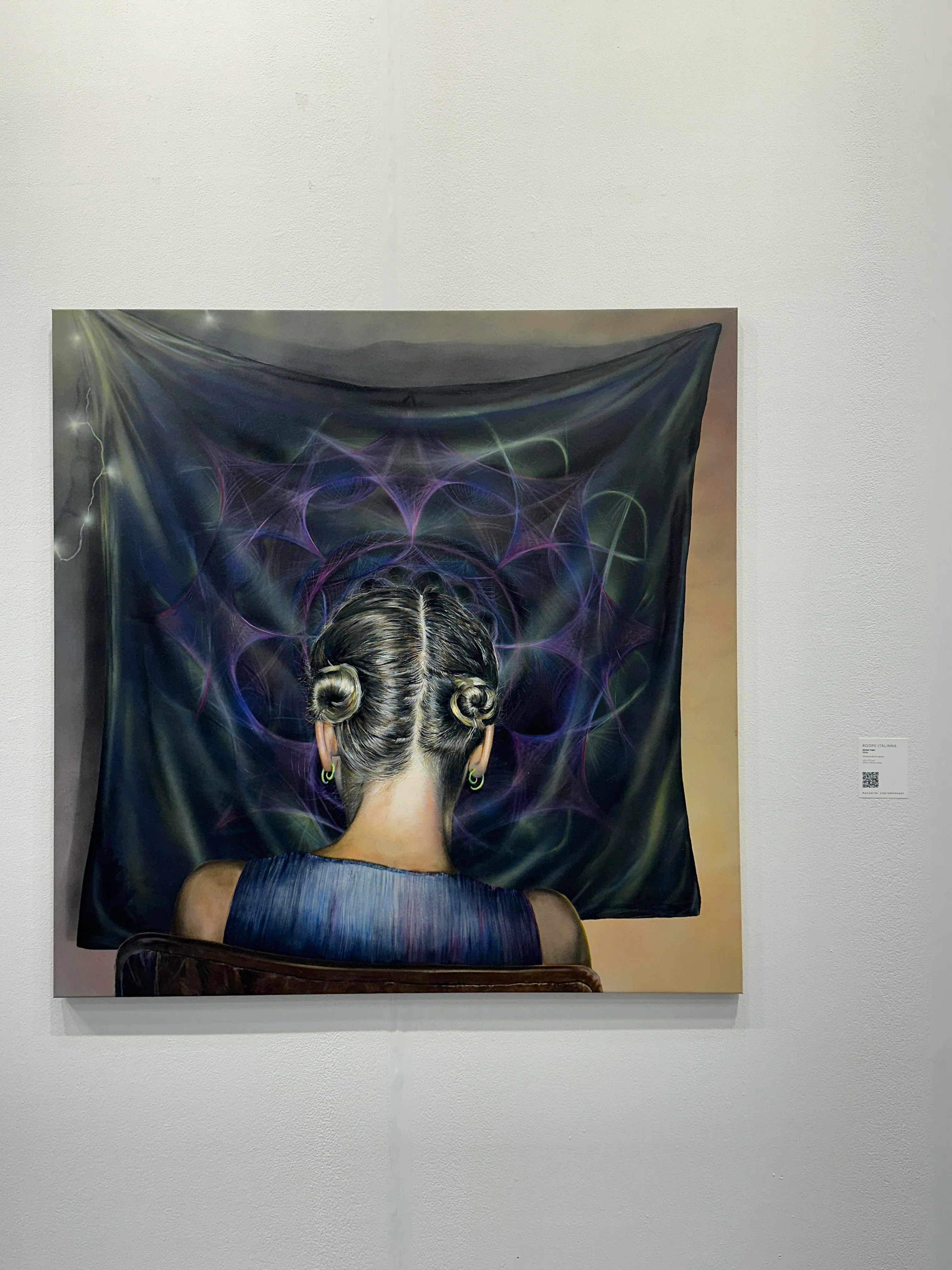 芬兰画家Roope Itälinna的作品“Room Two”，由赫尔辛基画廊Makasiini Contemporary展出。（孙靖斐摄）