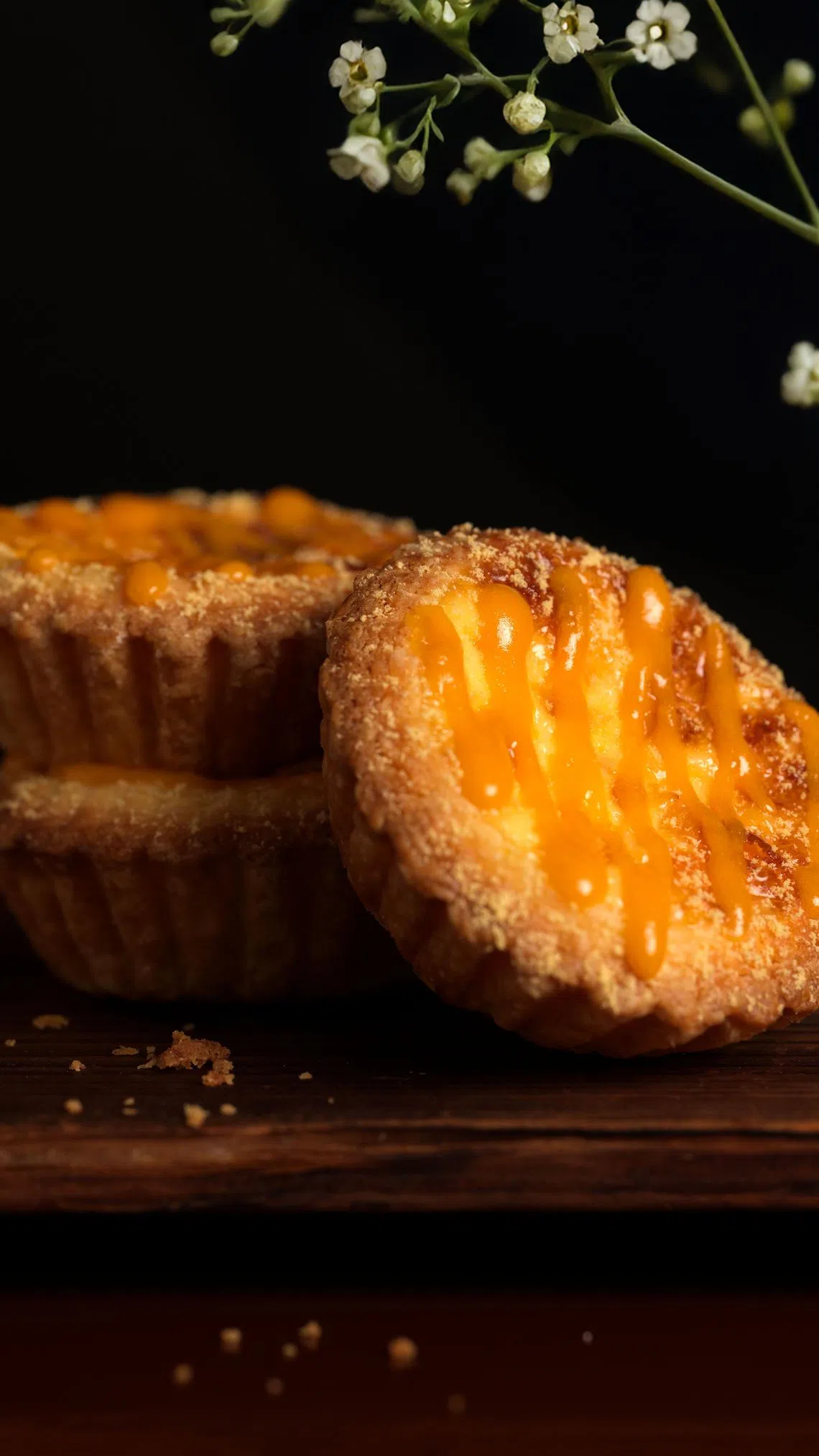 咸蛋黄法式焦糖布丁挞有咸甜味和带奶酥香。（品牌提供）