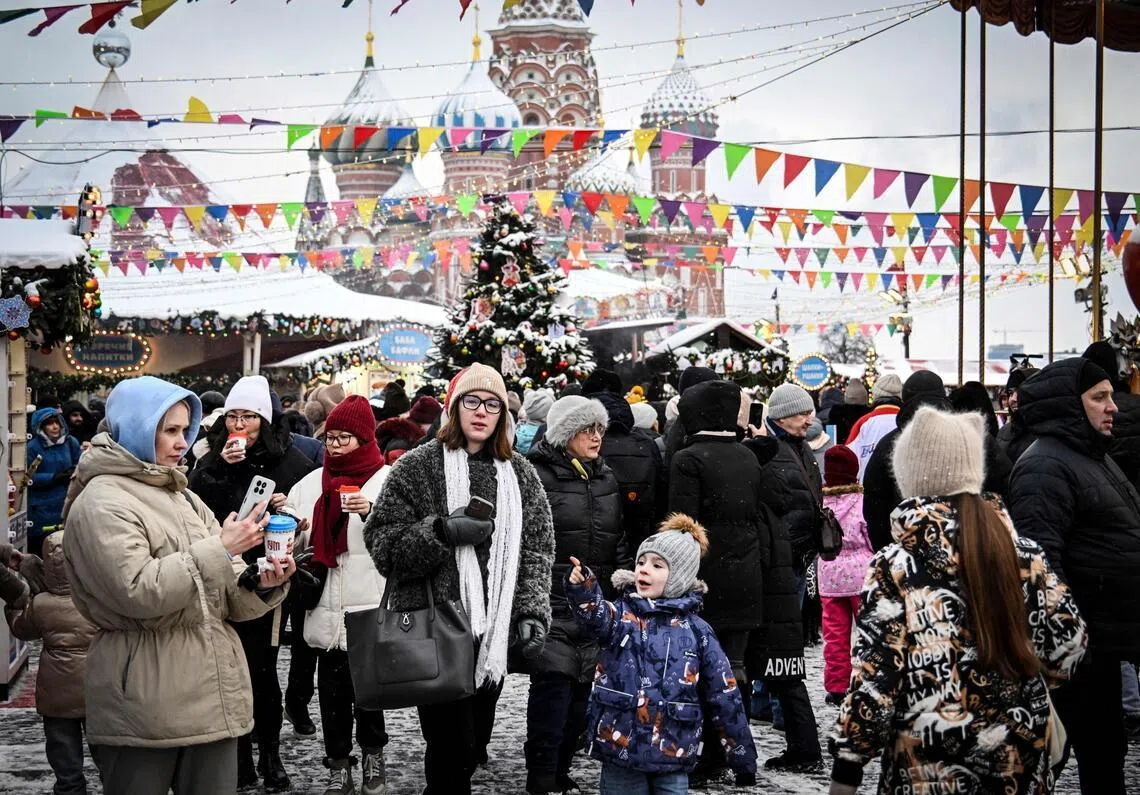 普京在新年讲话中祝愿俄罗斯赢得战争胜利| 联合早报