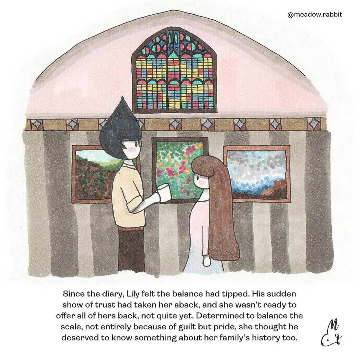 Liam和Lily是蔡湘湘笔下的男女主人公。（图片由受访者提供）