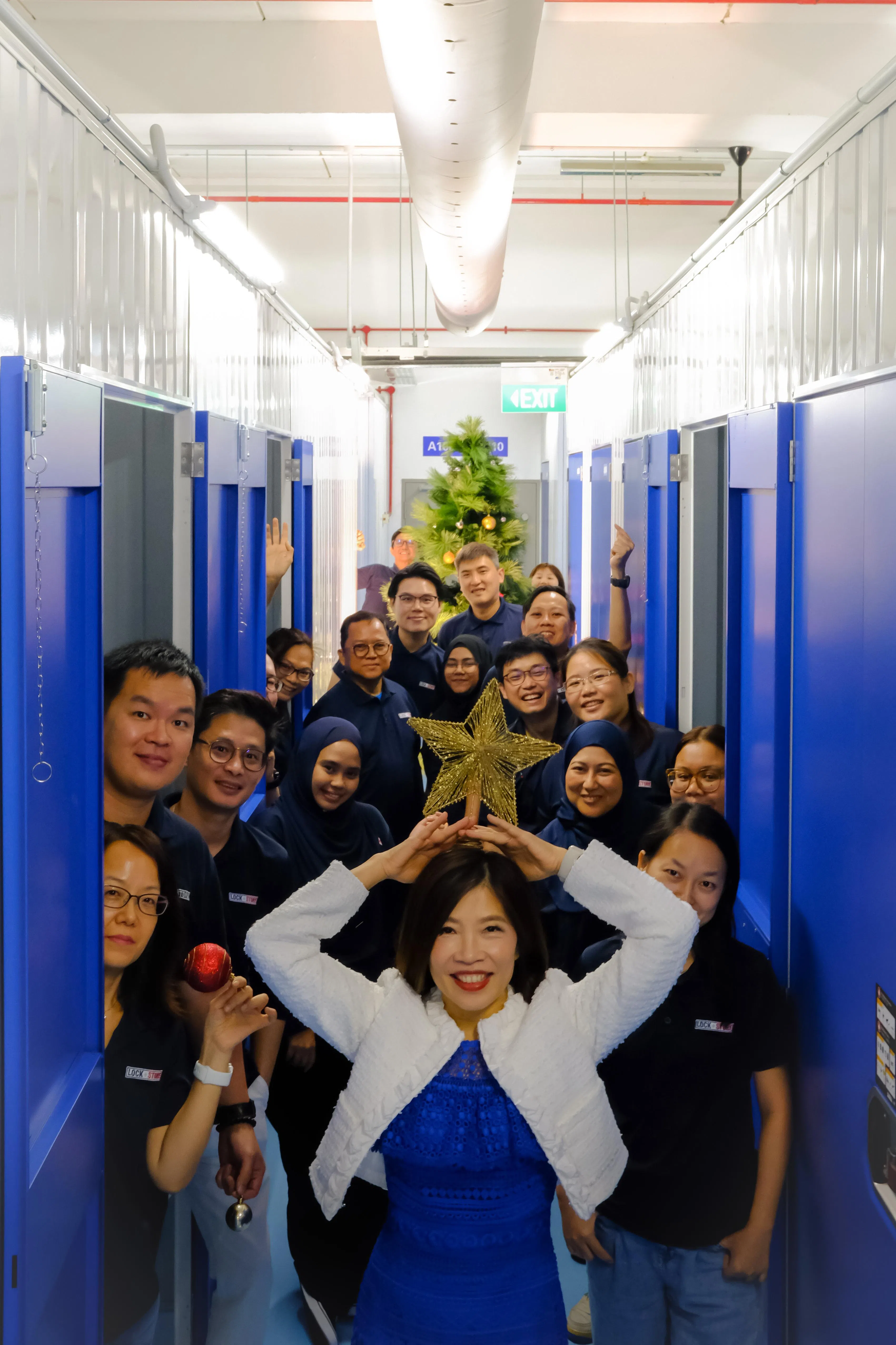 Lock+Store的团队合影。（受访者提供）