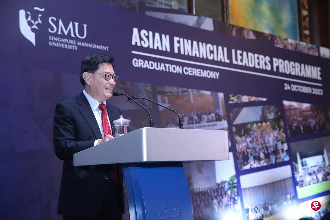 王瑞杰：本地金融界领袖须具备国际能力才能成功| 联合早报