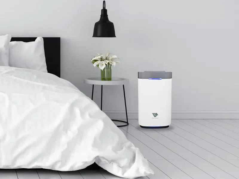 Trident Mini-2空气洁净器采用可洗滤网，够环保，以WiFi控制，低能耗费。（商家提供）