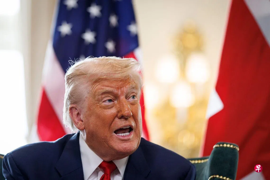 特朗普：未谈成协议国家须付至少15％关税| 联合早报