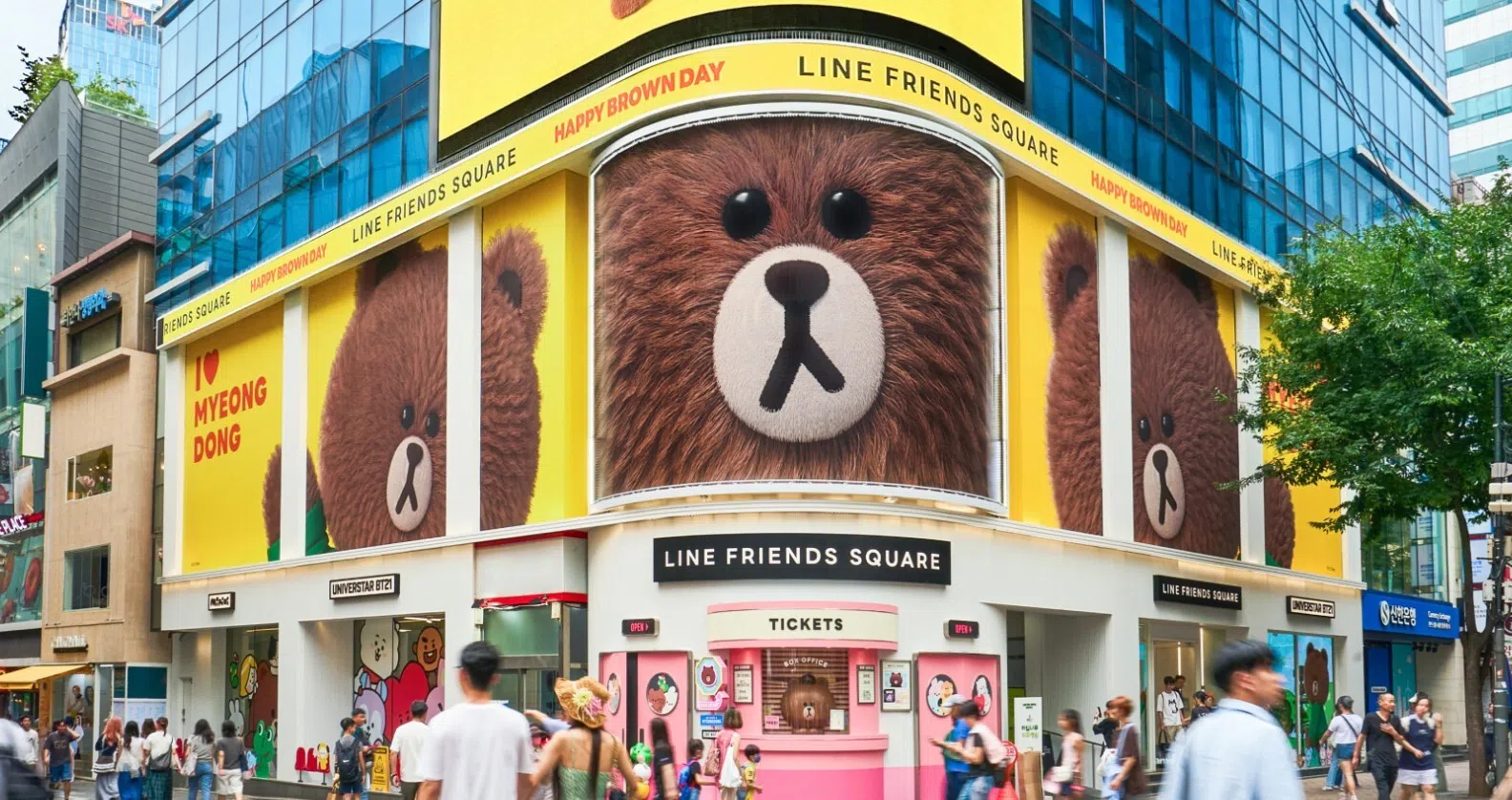 Line Friends Square成为K文化的体验空间。（互联网）