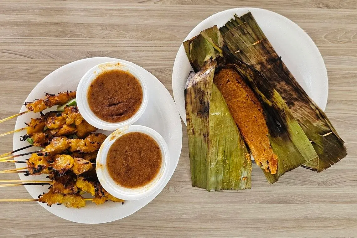 素沙爹和素乌打，以大豆制成，口感不一般，值得一试。（黄亿敏摄）
