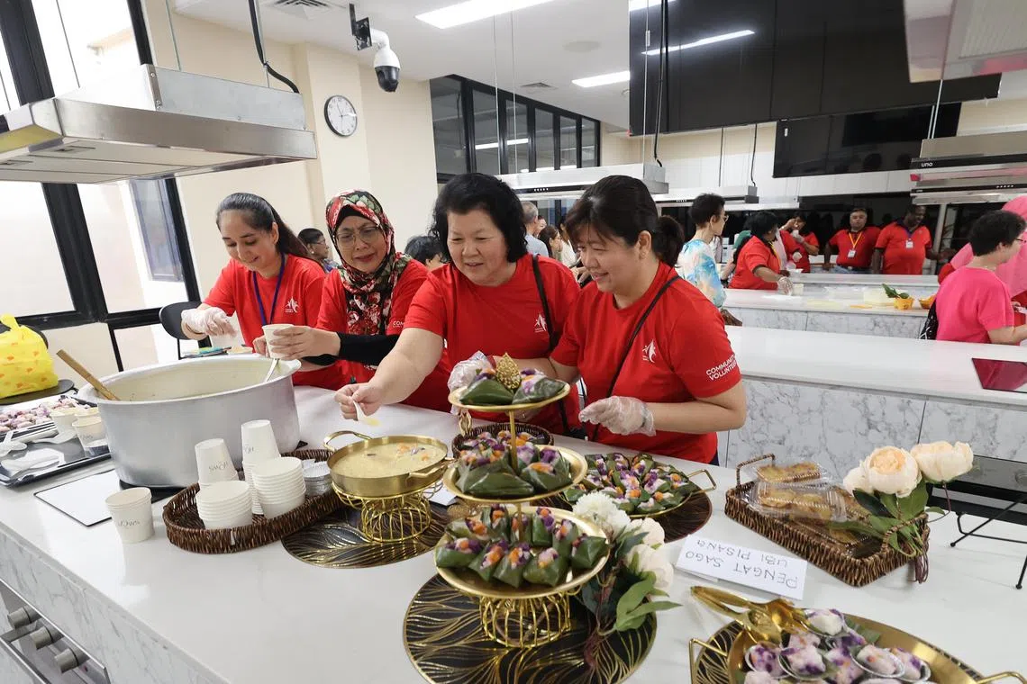 淡滨尼尚育民众俱乐部其他新设施包括室内篮球场、共享工作空间，以及两间烹饪教室等。（唐家鸿摄）