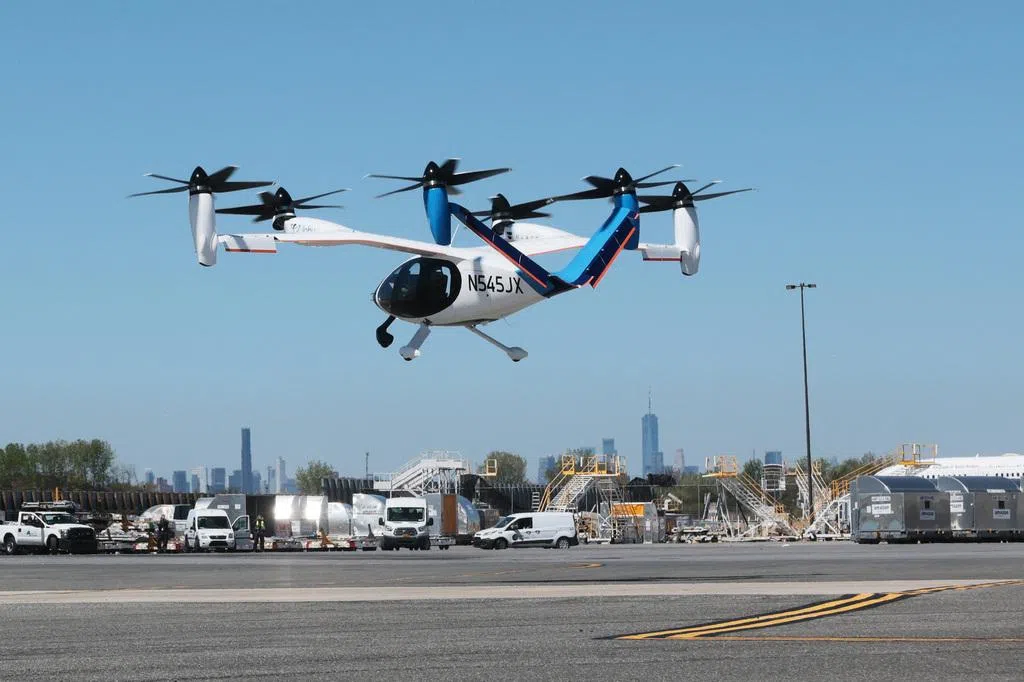 电动空中德士试飞纽约
