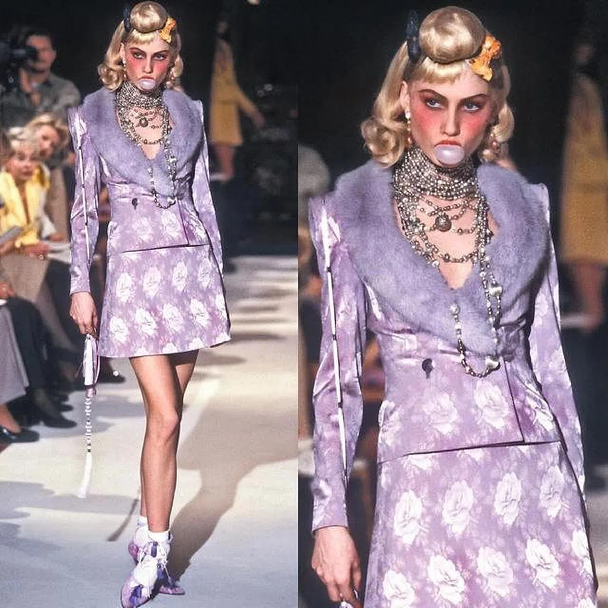 迪奥1997年举办的时装秀也引入了许多中国元素。（互联网）