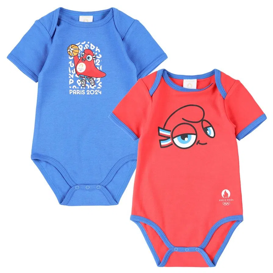 印有吉祥物弗里热的婴儿连体衣。（取自官网）