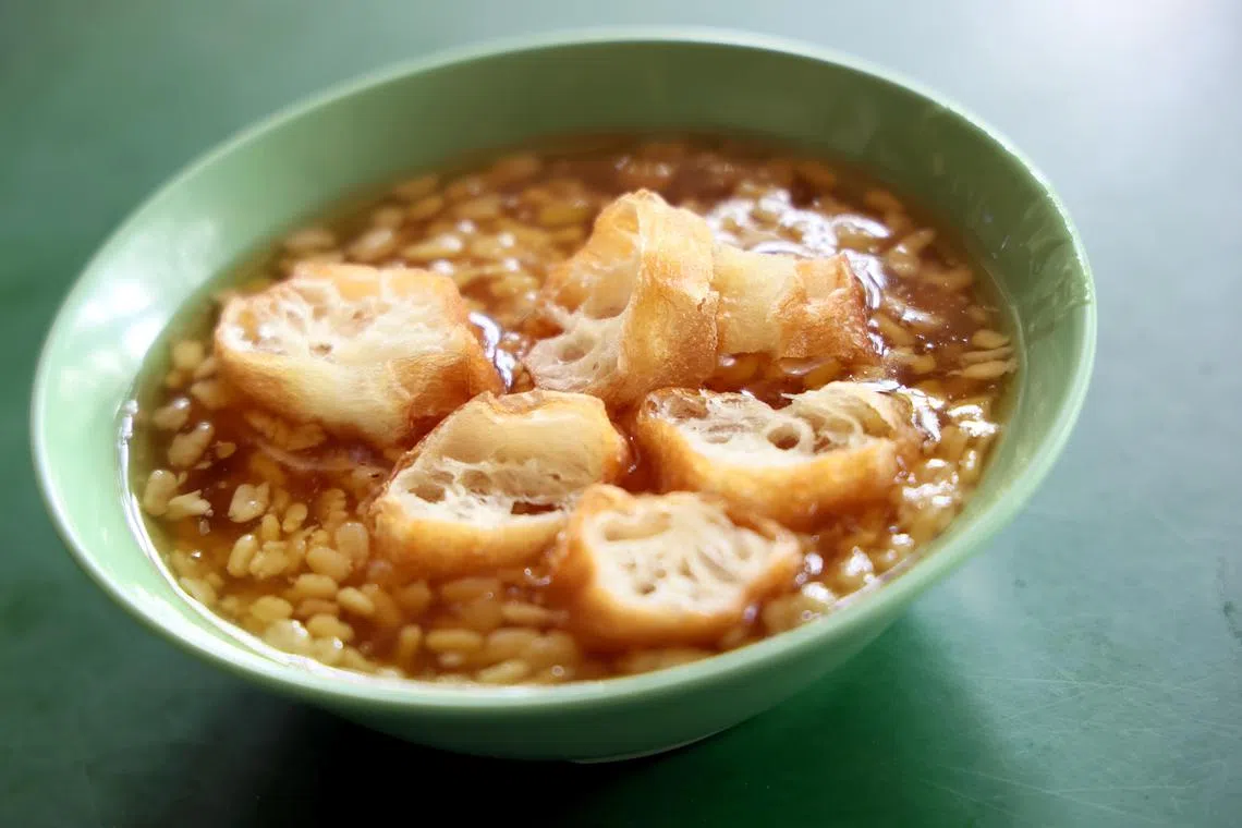 英记甜品的人气豆爽。（龙国雄摄）