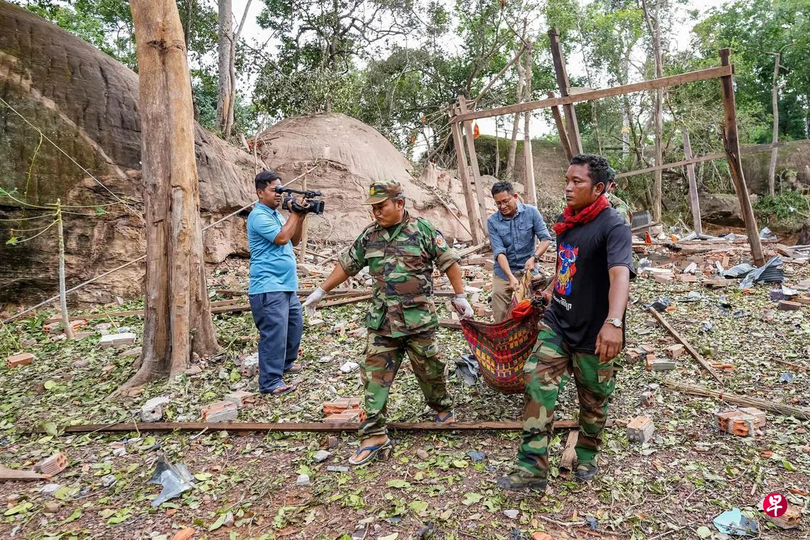 柬埔寨国防部：死亡人数增至13 | 联合早报
