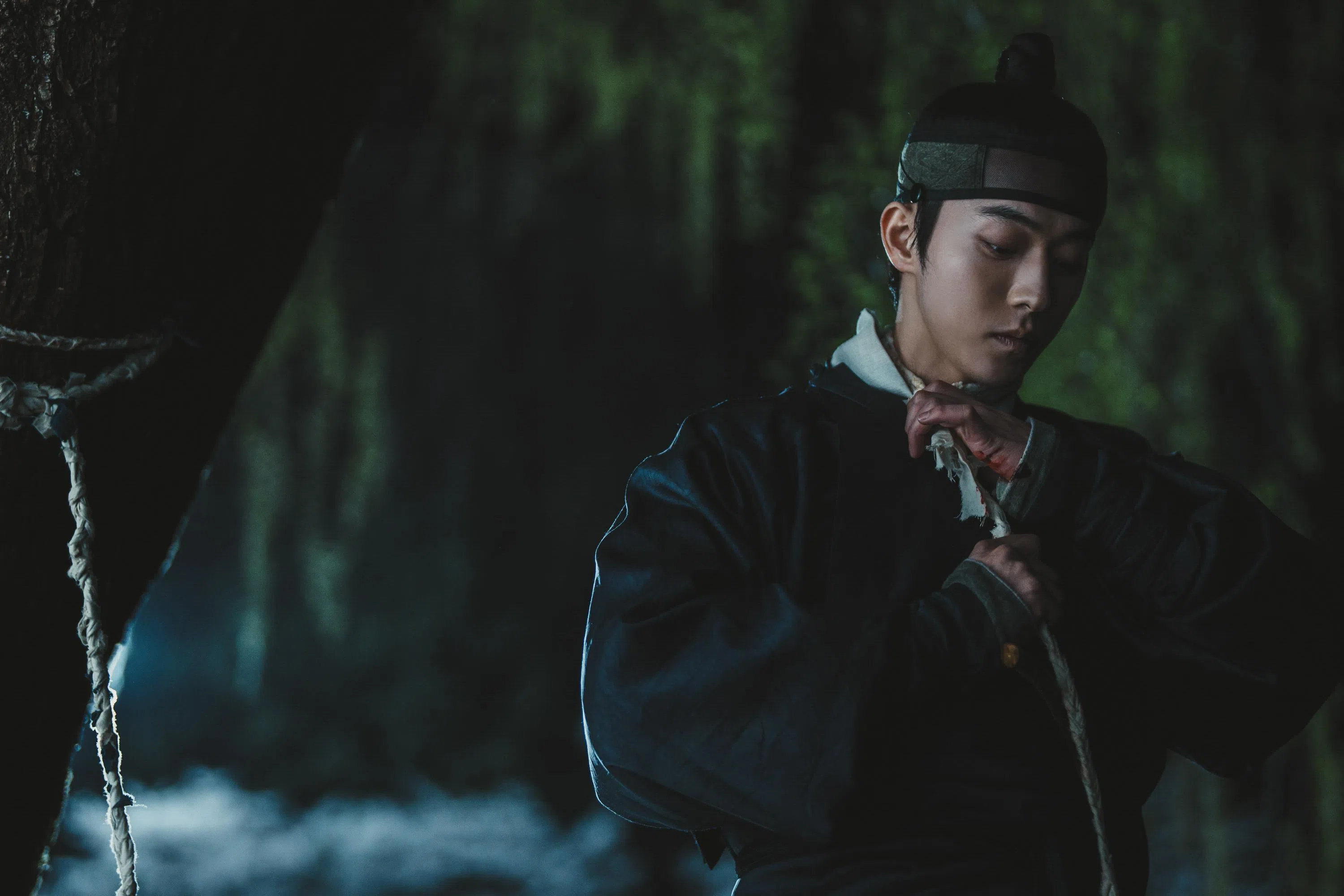 南柱赫退伍后选择以古装剧《鬼谜东宫》回归小荧幕。（Netflix提供）