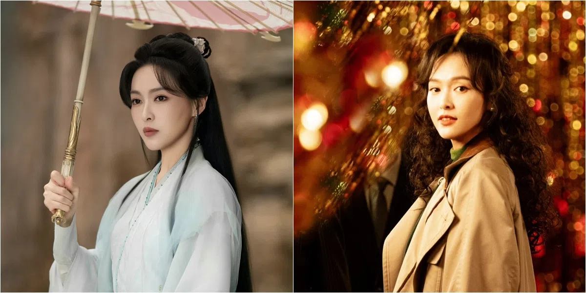 唐嫣演了三年《繁花》的汪小姐（右），看到《念无双》的剧本时，觉得姬谭音（左）这个角色离汪小姐最远，可以帮她最快戒断小汪。（取自剧集微博）