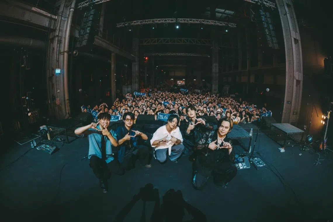 胡凯儿乐团月前首次来新演出。（受访者提供）