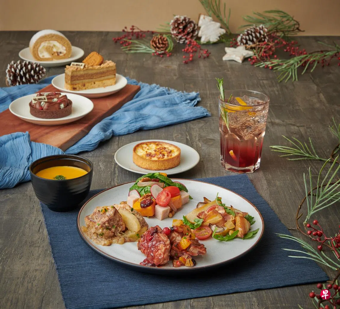 咖啡馆圣诞套餐简单的美味| 联合早报