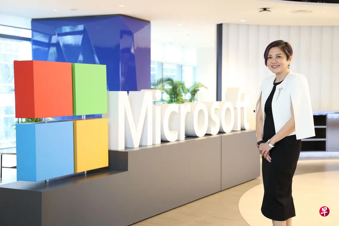 新加坡董事经理李慧丽： 微软确保网络安全助客户数码转型| 联合早报
