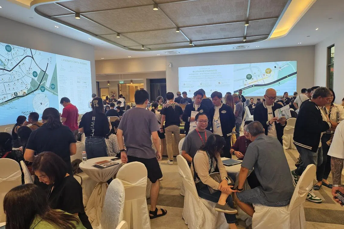 位于东海岸路上段的Bagnall Haus有113个单位，首推周末卖出73个。（乐斯太平洋控股提供）