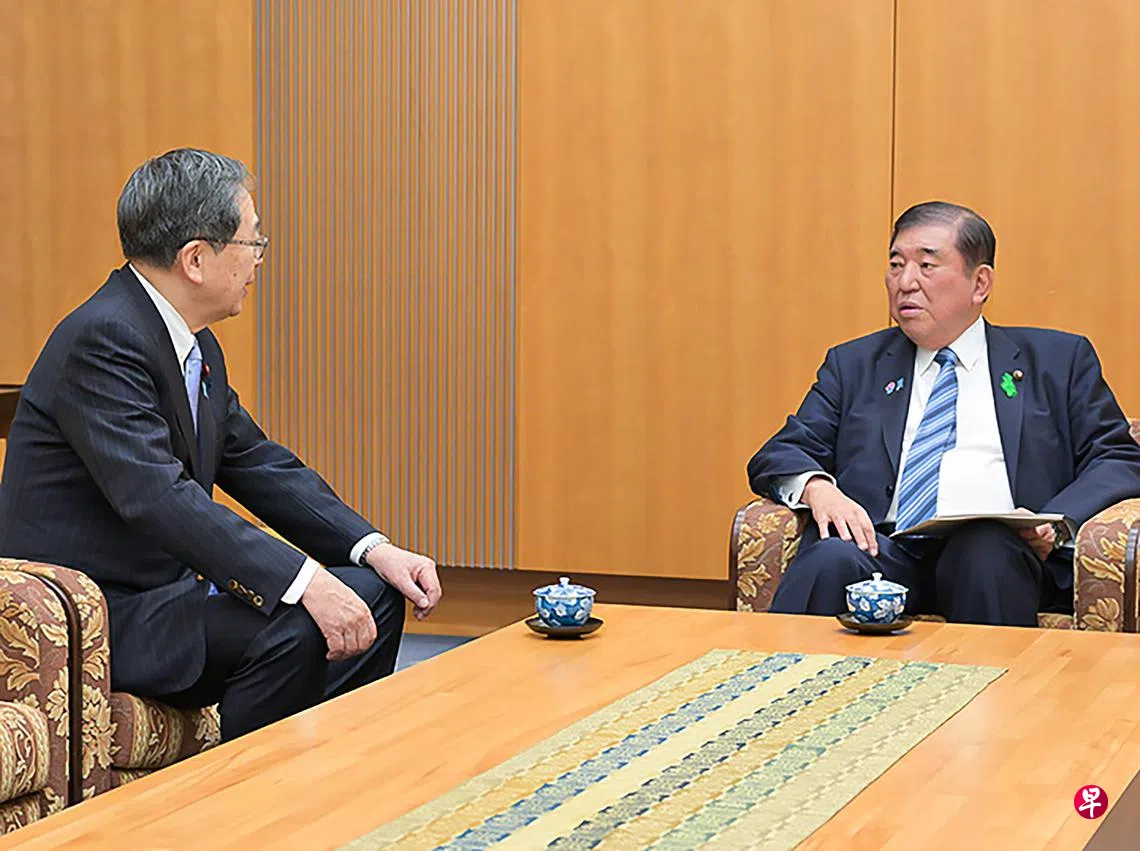 齐藤携石破茂致习近平亲笔信访华| 联合早报