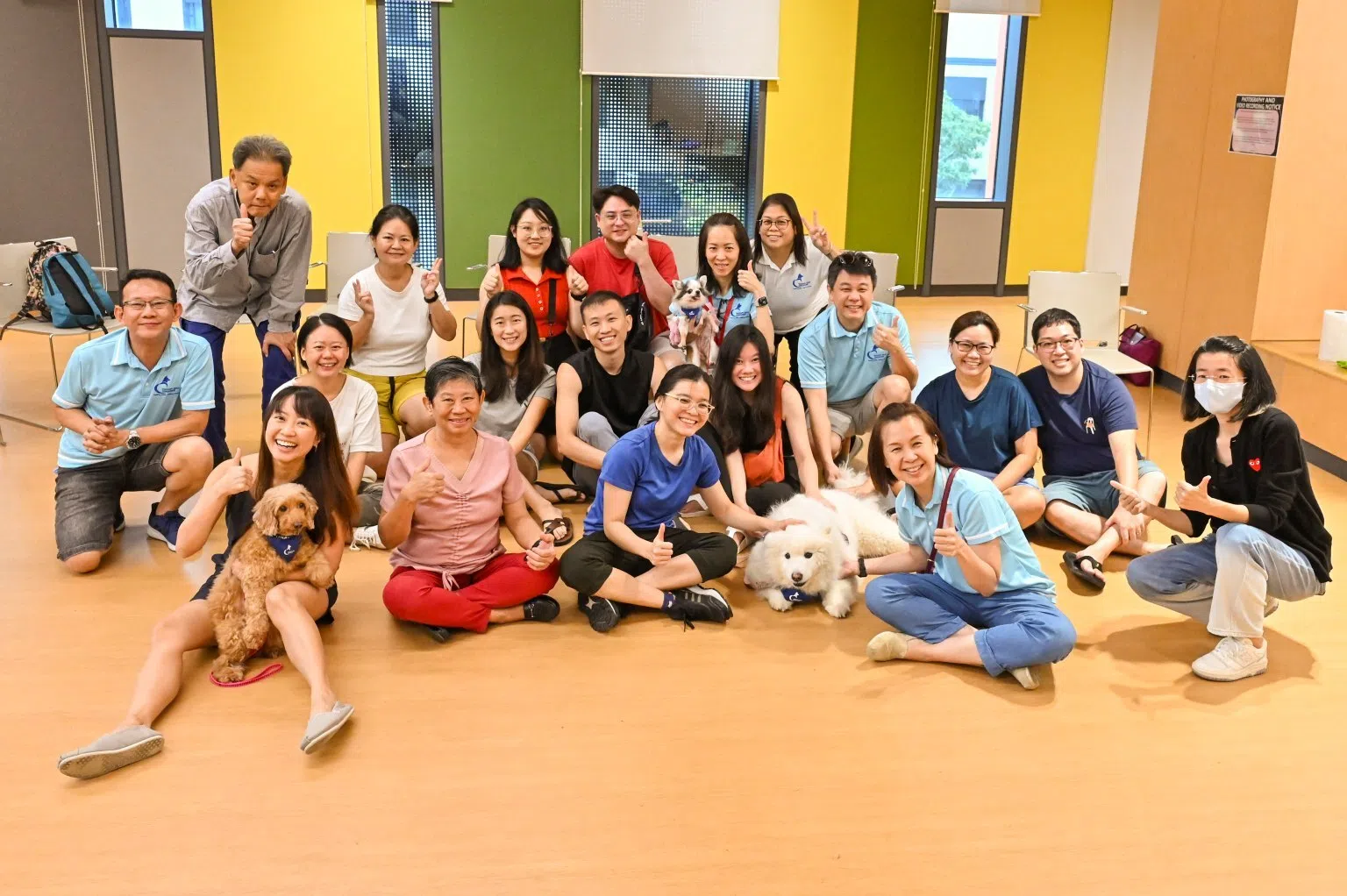 Therapy Dogs Singapore举办的“慈怀疗护中的犬只治疗”工作坊。（新加坡慈怀理事会提供）