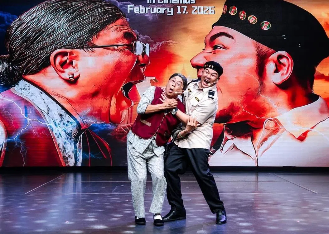 梁志强（左）和林德荣首次银幕搭档，相信会擦出不少笑料和火花。（J Team提供）