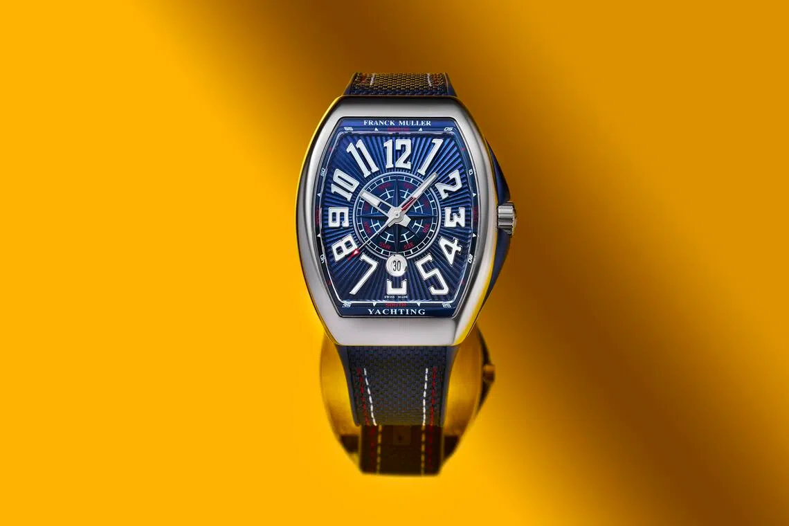 Vanguard Yachting Sail系列是法穆兰将传统航海精神，转化为腕间艺术的代表。（法穆兰提供）