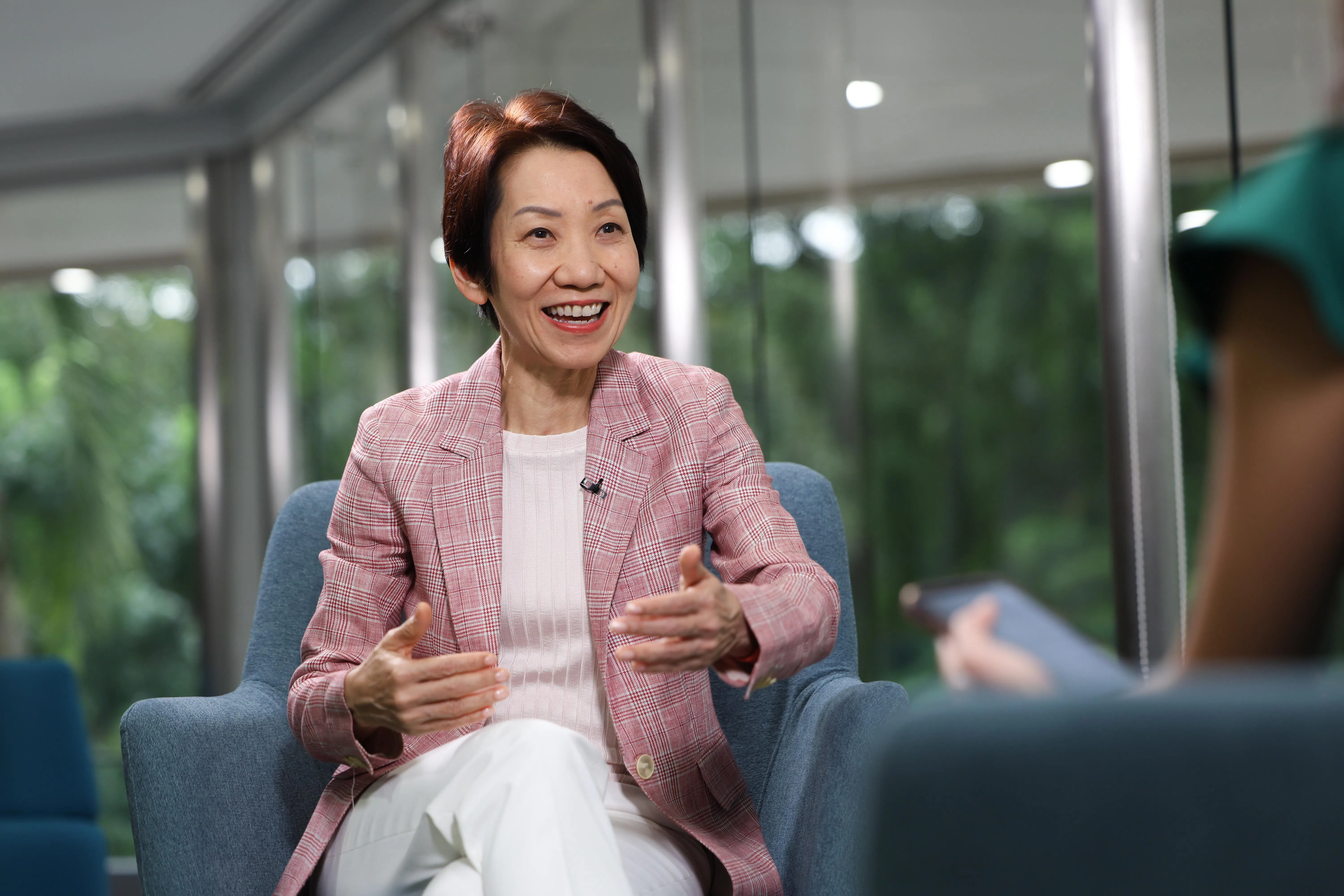 永续发展与环境部长傅海燕指出，地缘政治不稳定、融资不足等问题对气候行动构成挑战，美国特朗普政府退出《巴黎协定》的决定也不利于推进环保工作。她说，其他缔约国必须更努力团结，希望各国的智慧与领导能力终能彰显。（关俊威摄）