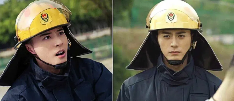 徐开聘（左图）被换成王子睿（右图）的脸。（互联网）