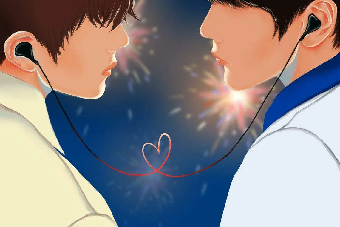 9月主打内容之一：BL耽美作品大热，现代审美与社会观念在变？（联合学生美术员金添绘图）