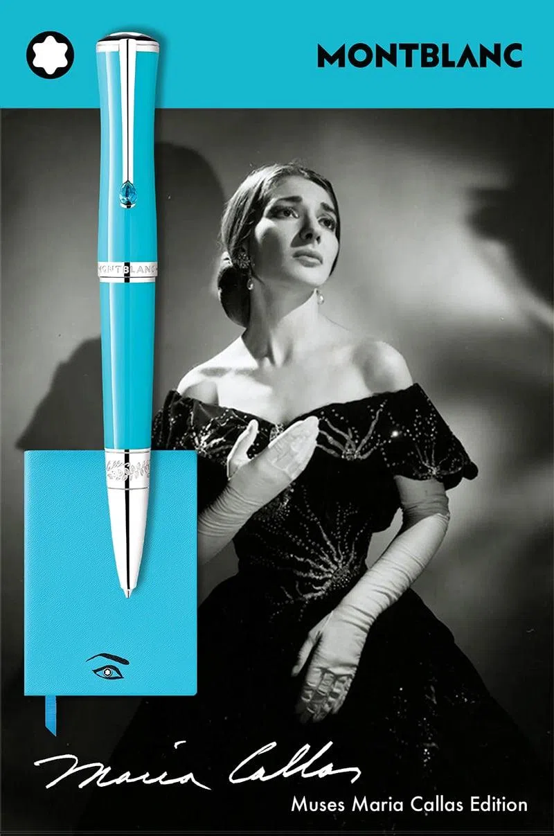 万宝龙推出特别款钢笔向歌剧女神卡拉斯致敬。（Montblanc图片）