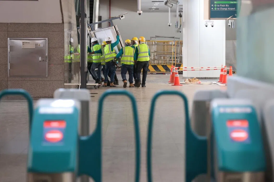 地铁服务预计能如期在12月9日恢复。（李冠卫摄）