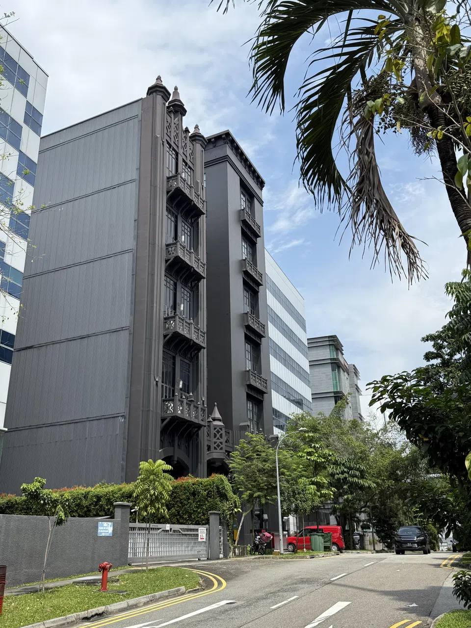 The Mill展现出装饰艺术和歌德两种建筑风格。（陈映蓁摄）
