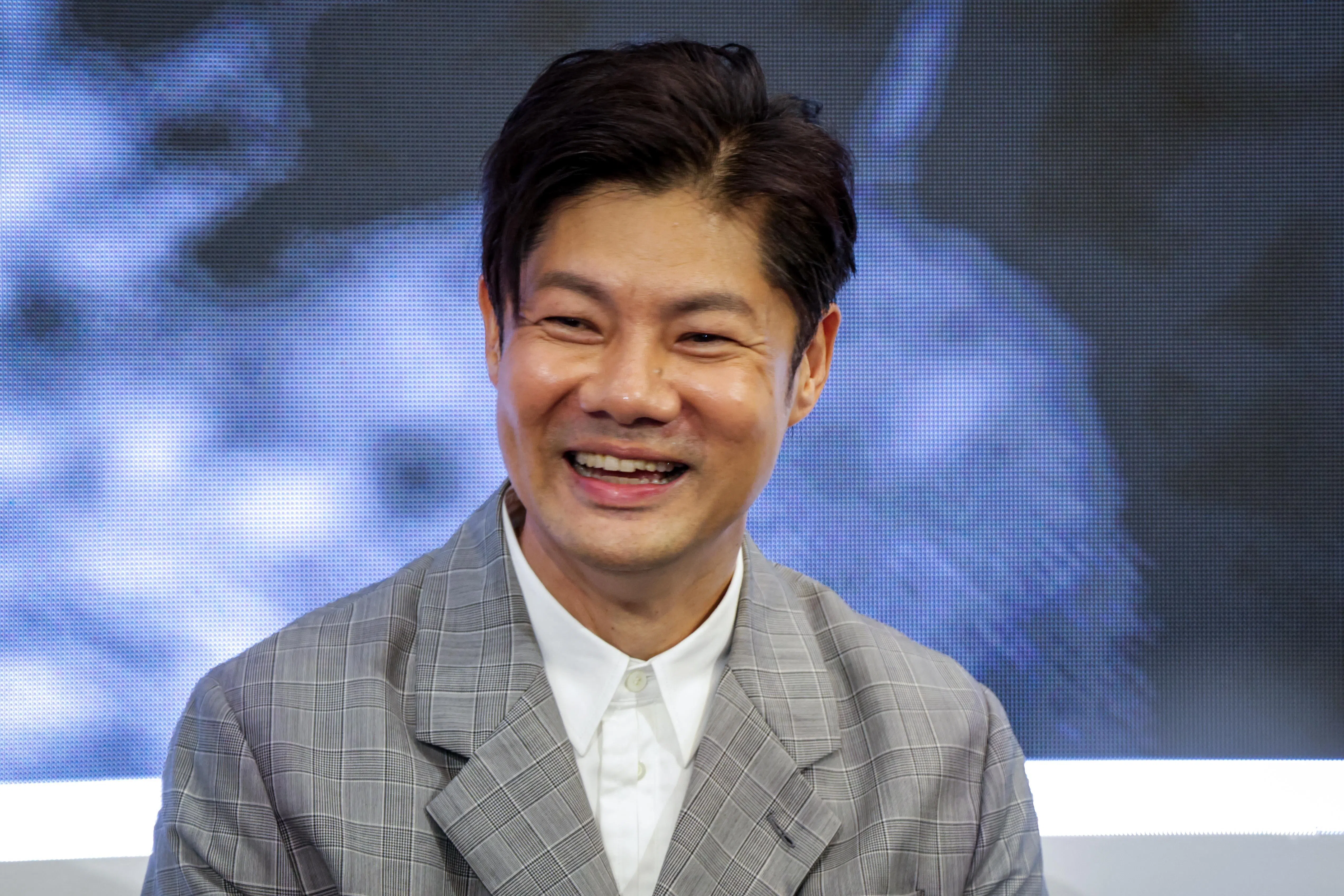 杨君伟在拍完《列车人生》之后宣布不再接资讯节目的主持工作。（叶振忠摄）