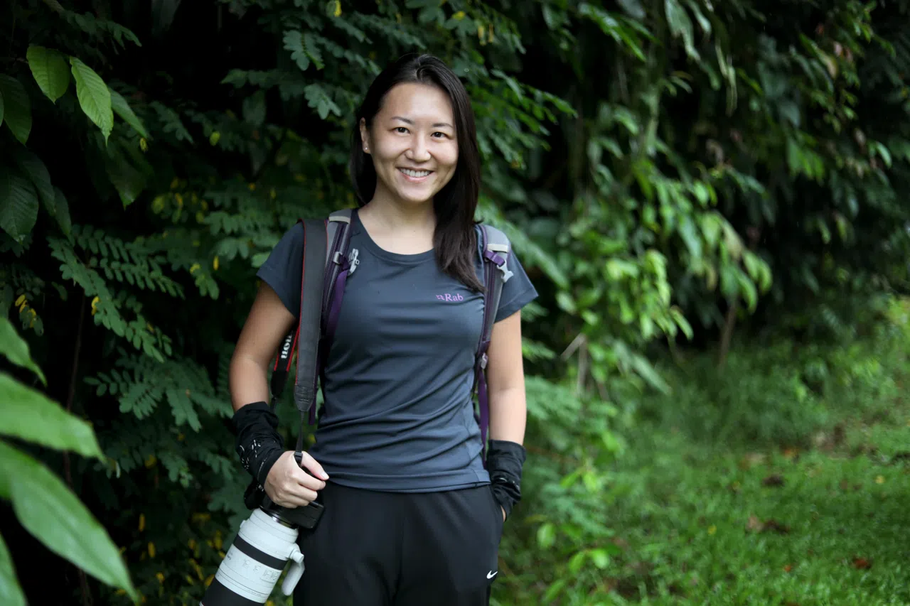 万态自然、国际自然保护联盟物种生存委员会灵长类动物专家组（IUCN Species Survival Commission Primate Specialist Group）等多个保育组织，2024年发布《亚洲叶猴保育行动计划》，洪慧芳博士是其中一位编撰者。（档案照）