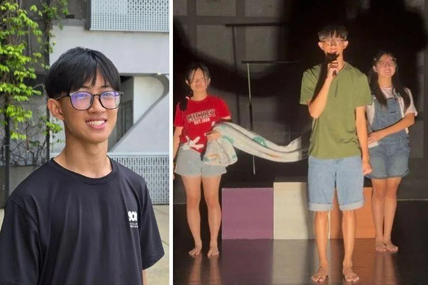 在新加坡艺术学院修读戏剧系的中四生陈奕恺，自中一起就获得提升奖学金，用来支付他的舞蹈课、戏剧训练等费用，在追求梦想的同时，帮助他母亲减轻经济负担。（取自李智陞脸书）