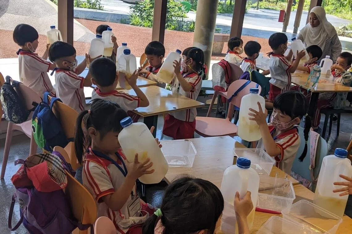 Unpackt通过举办环保酵素制作工作坊，让橘子皮获得再利用，也引导公众在日常生活中培养环保意识。（受访者提供）