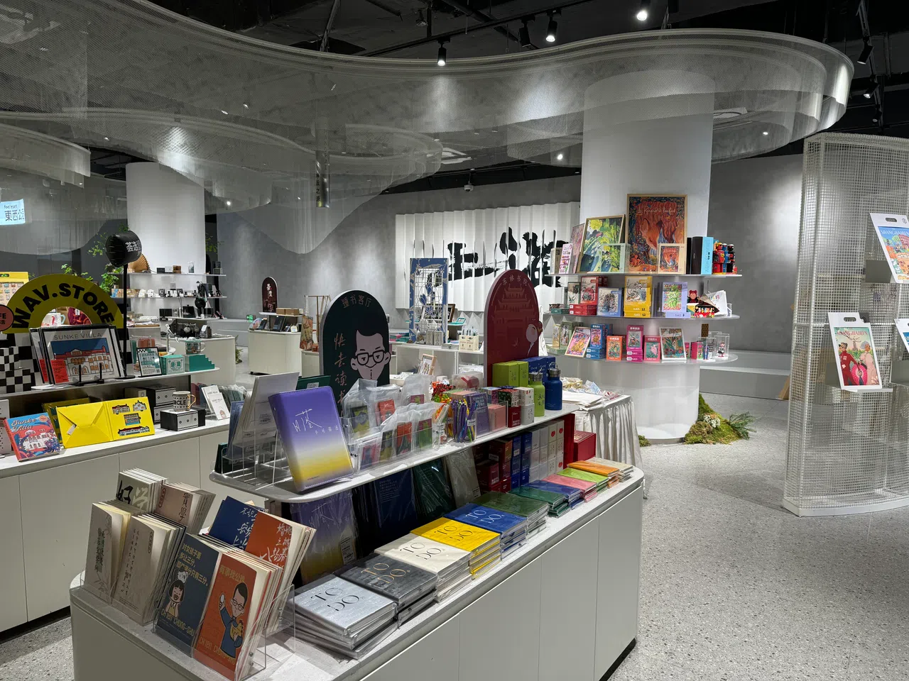 地下一层的文创空间，定期举办许多体验活动。（林莉琪摄）