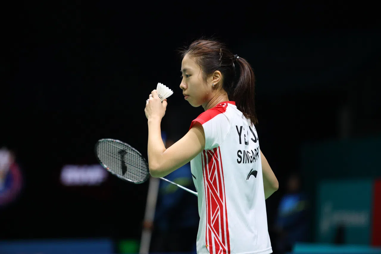 我国羽球女将杨佳敏希望提升排名去参加奥运会。（档案照片）