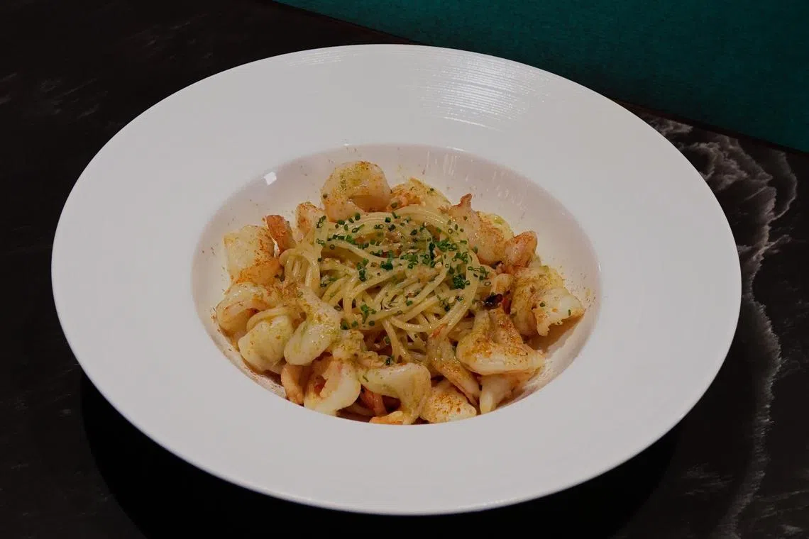 Baia餐馆以意大利南部食物为主，有各色意大利面。（餐馆提供）