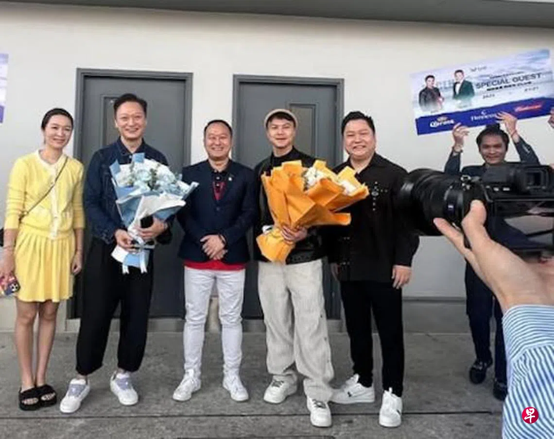 前TVB艺人冒险到柬埔寨登台10几个保镖当巨星保护| 联合早报