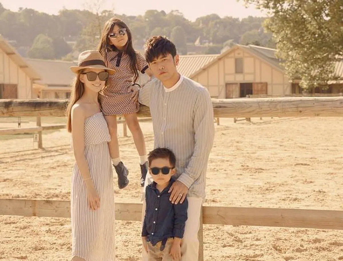周杰伦和昆凌为女儿Hathaway和儿子Romeo添了一个妹妹。（取自IG）