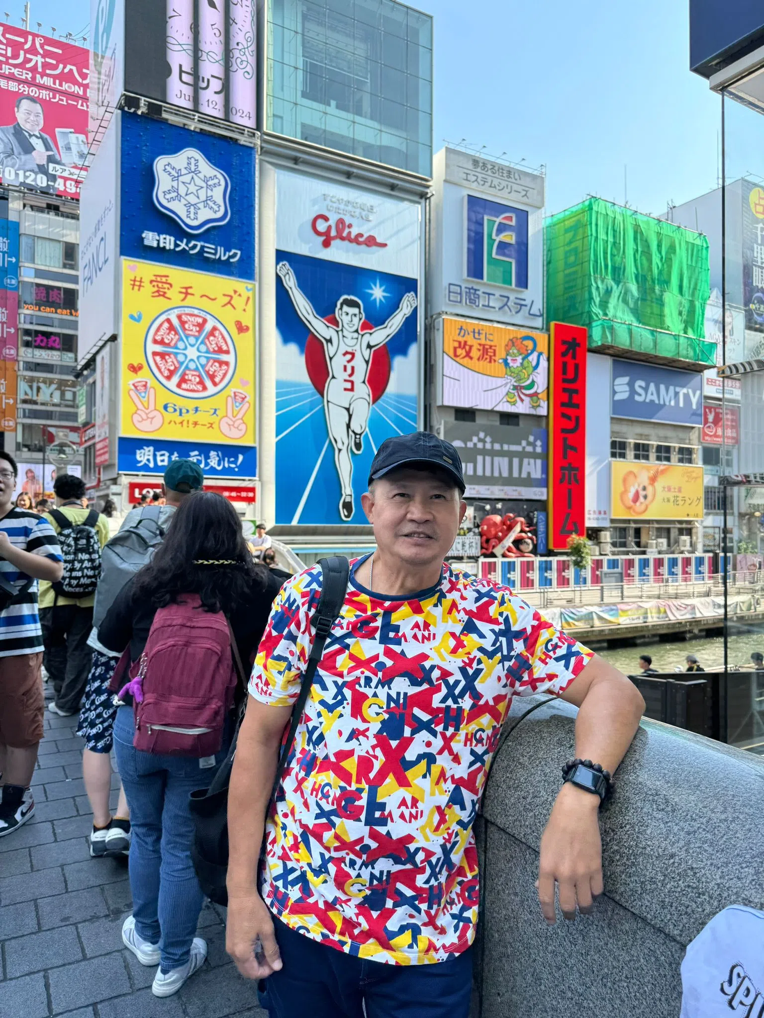 陈天文趁着6月学校假期，带妻儿到日本大阪及周边县市游玩10天。（陈天文提供）