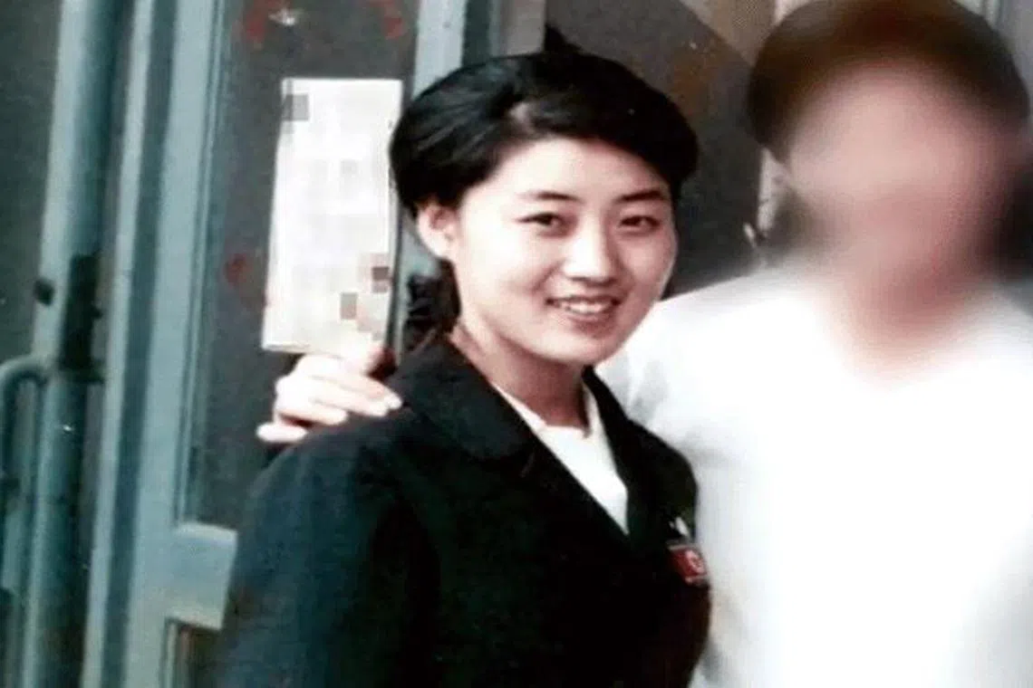日本《每日新闻》2018年4月公开高容姬20多岁时的照片。（日本每日新闻）